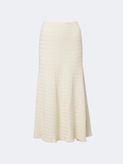 Proenza Schouler White Label Magnolia knitted midi skirt