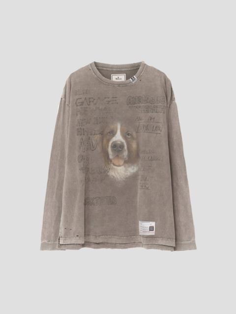 DISTRESSED L/S T-SHIRTS