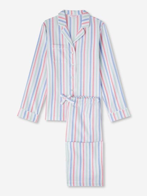 Derek Rose Women's Pyjamas Kelburn 28 Brushed Cotton Multi
