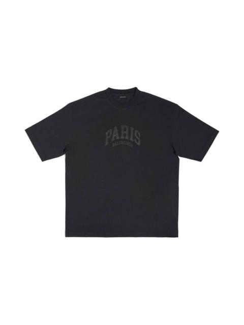 BALENCIAGA Cities Paris T-shirt Medium Fit in Black