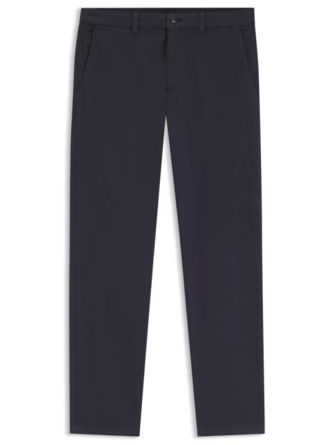 BOSS TAPERED-FIT CHINOS IN A STRUCTURED COTTON