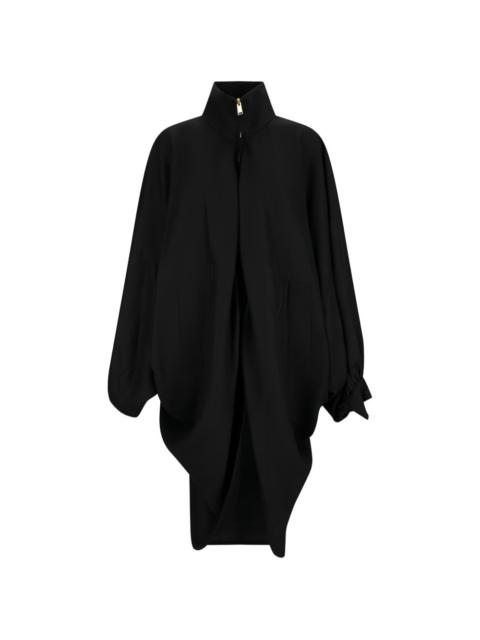 DARKPARK Norma zip-up draped coat