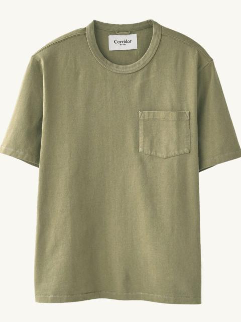 Corridor GARMENT DYE TEE - OLIVE
