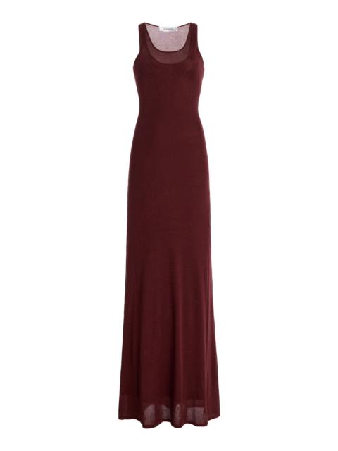 AYA MUSE Exclusive Fynn Knit Maxi Dress burgundy