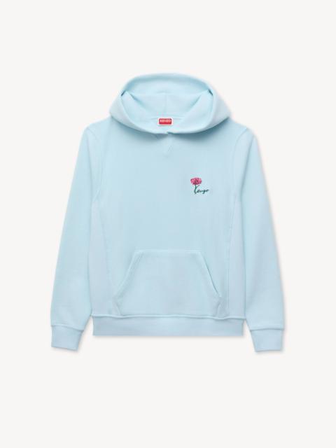 KENZO 'KENZO Tulip' embroidered hoodie in cotton