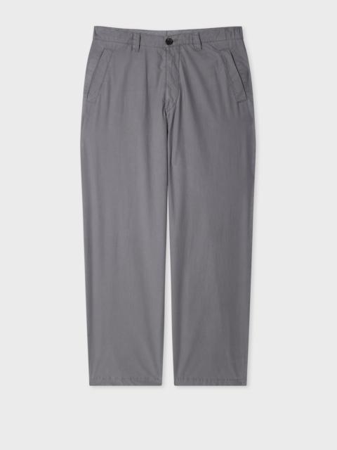 Paul Smith Relaxed-Fit Charcoal Cotton Chinos