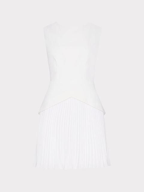 MILLY Haddy Pleated Mini Dress