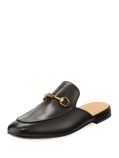 GUCCI Kings Leather Horsebit Mule