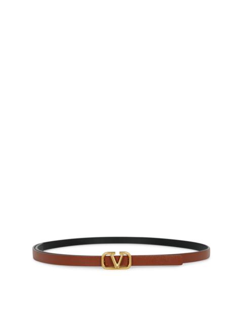 Valentino Garavani 7CM Reversible V Logo leather belt - ShopStyle