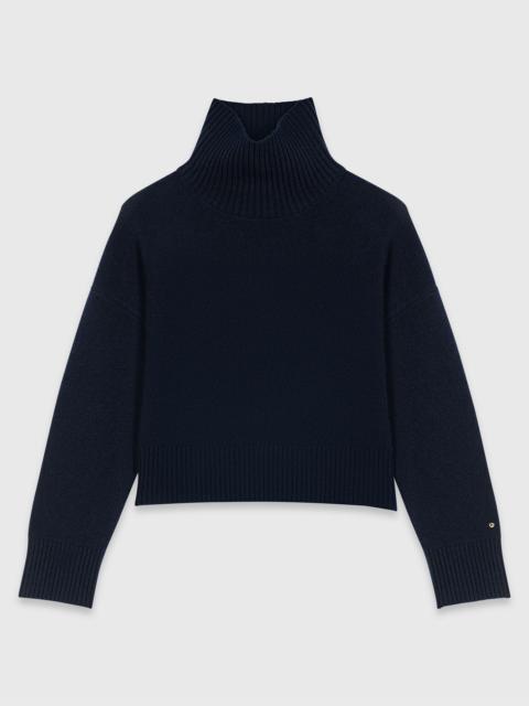 maje High-neck cashmere sweater