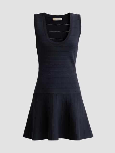 lv trunk pleat dress SASOM