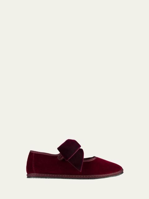 ViBi Venezia Cotton Bow Ballerina Flats