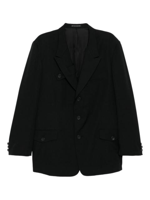 Yohji Yamamoto wool gabardine blazer