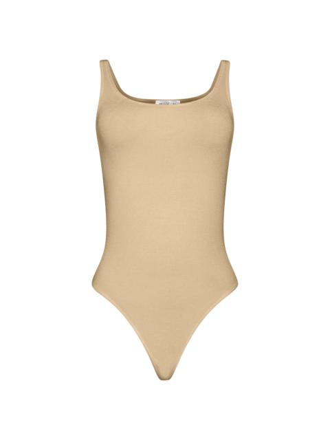 Wolford Women's Jamaika Cotton-Blend Stretch Bodysuit - Cafe Au Lait