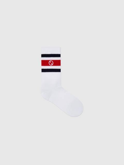 GUCCI Round Interlocking G cotton socks