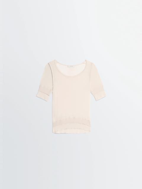 Lemaire SEAMLESS TROMPE L'OEIL TOP IN VISCOSE SILK