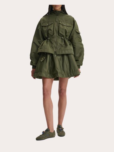 CECILIE BAHNSEN Birdie Technical Nylon Bomber Jacket