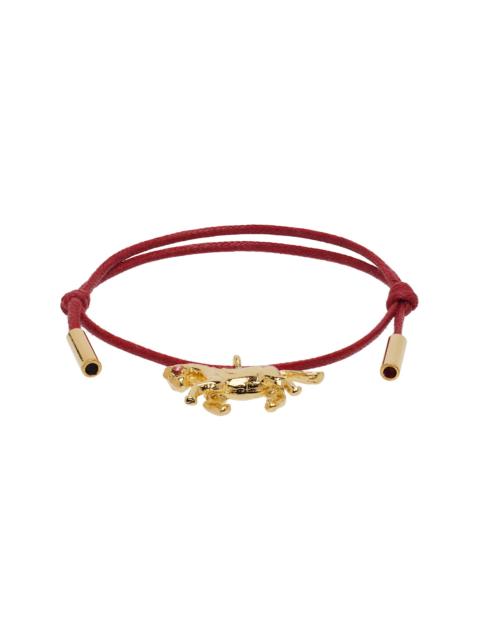 Marni Shoelace Horse Charm Bracelet