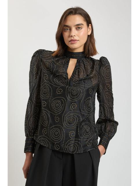 KAREN MILLEN Stud Detail Blouse