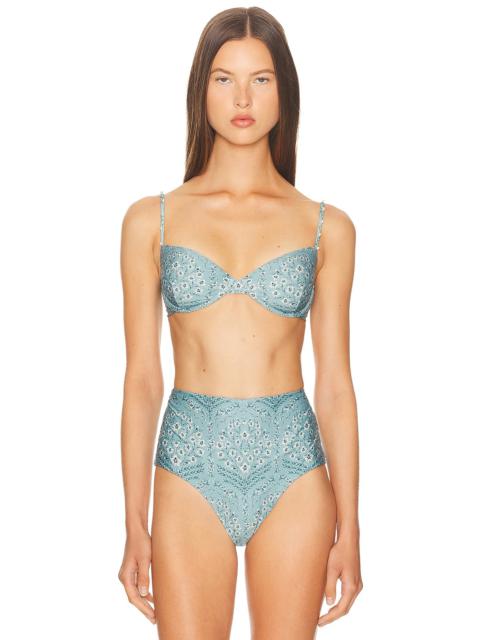 Agua by Agua Bendita Magdalena Ceiba Bikini Top