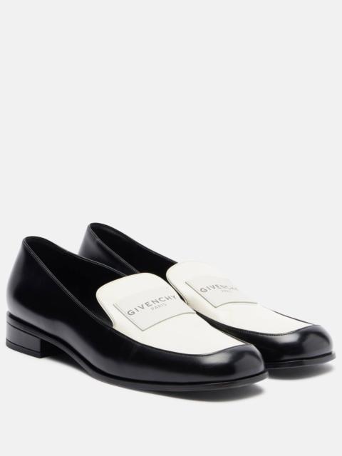 Givenchy Label leather loafers