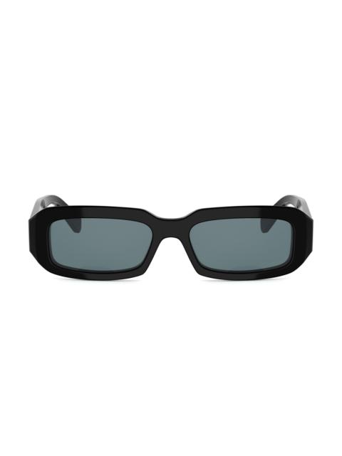 CELINE Men's Triomphe 54MM Rectangular Sunglasses - Black Blue
