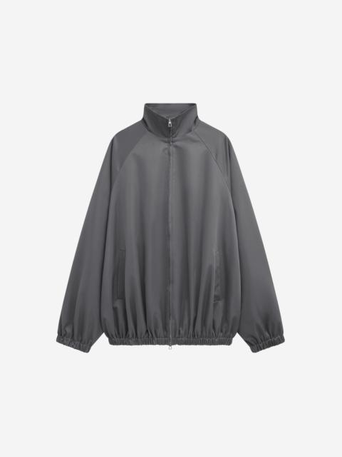 The Frankie Shop Baxter Lustrous Track Jacket - Grey