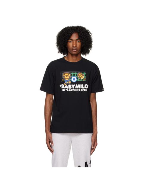 Black 'Baby Milo' Soccer T-Shirt