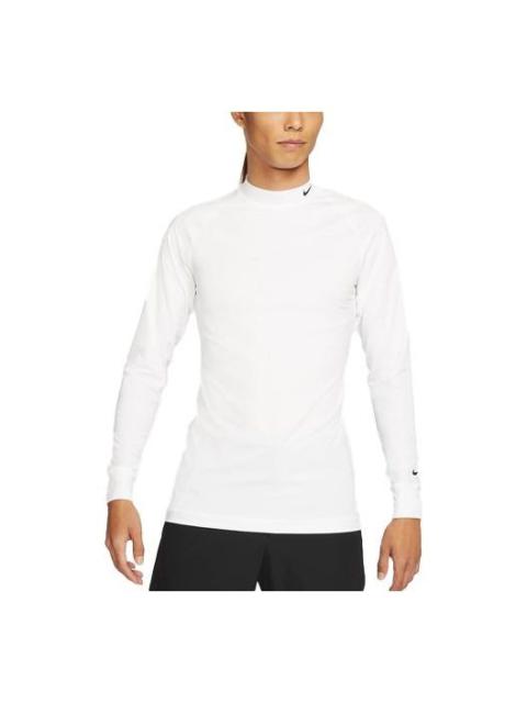 Nike Nike Dri-FIT Uv Vapor Golf Sports Stand Collar Long Sleeves White CU9803-100