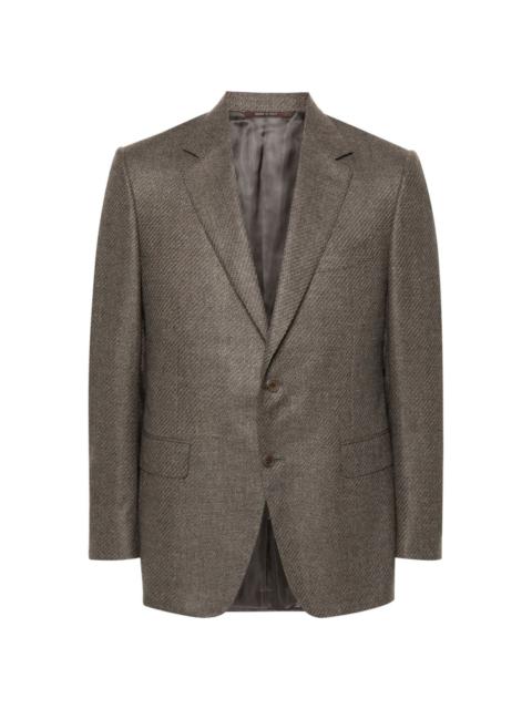 Canali single-breasted wool blazer