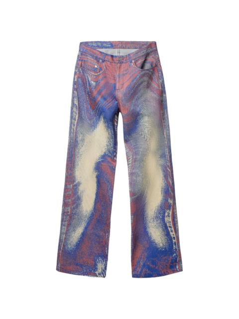 CAMPERLAB abstract-pattern jeans