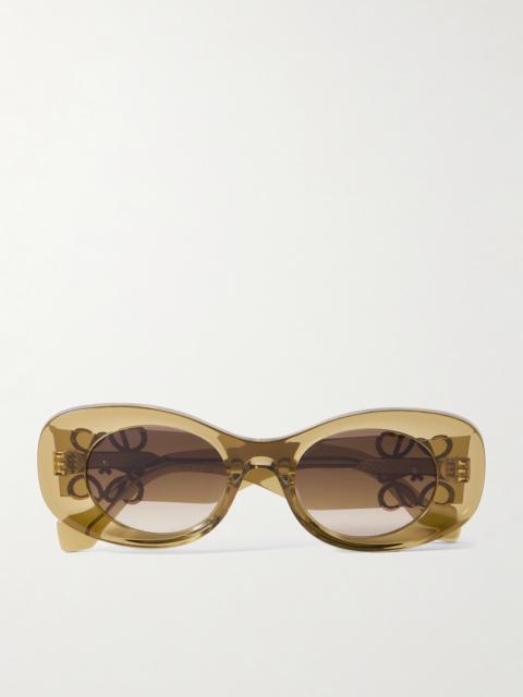 Loewe Anagram Oversized Cat-eye Acetate Sunglasses