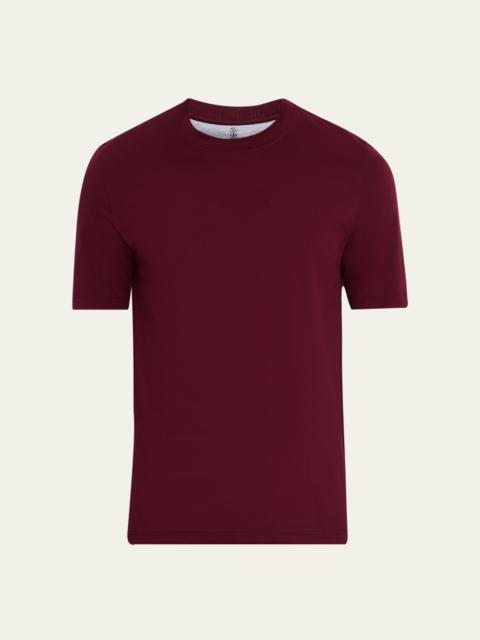 Brunello Cucinelli Men's Cotton Jersey Crewneck T-Shirt