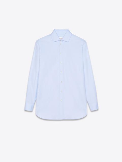 SAINT LAURENT oversized shirt in cotton twill