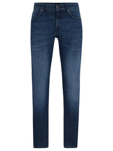BOSS SLIM-FIT JEANS IN BLUE COMFORT-STRETCH DENIM