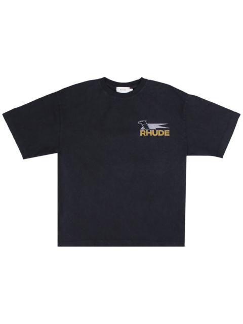 Rhude Eagle Logo Tee 'Vintage Black'