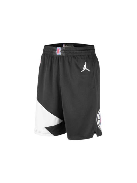 Jordan Nike NBA Jordan Los Angeles Clippers Statement Edition Dri-Fit Swingman Shorts Black/White