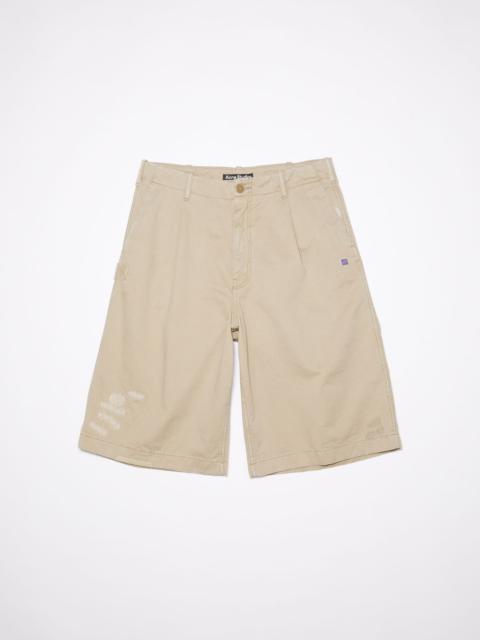 Acne Studios Workwear shorts - Desert beige