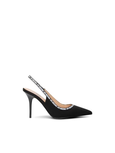 Moschino slingback court pumps
