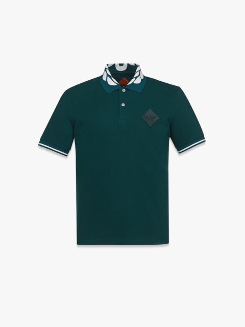 MCM Intarsia Laurel Piqué Polo