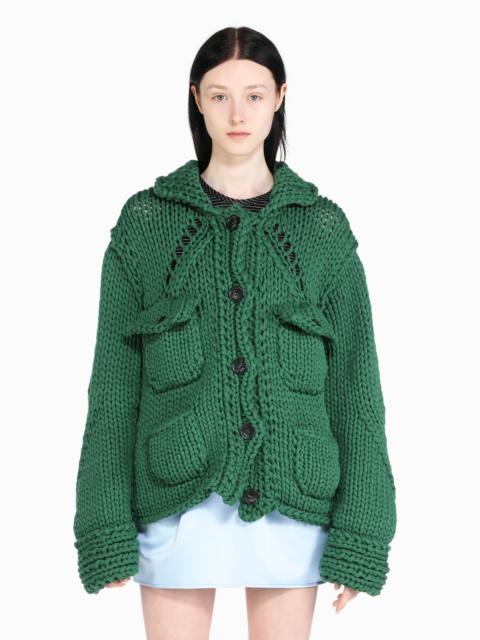 N°21 CHUNKY-KNIT CARDIGAN