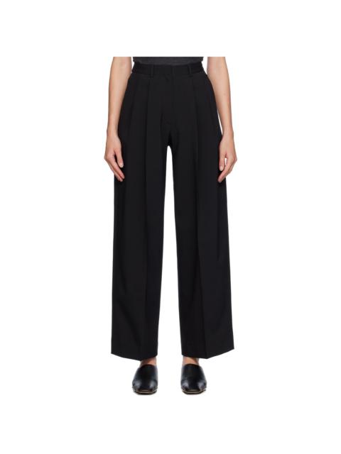 GIA STUDIOS Black Pleated Trousers