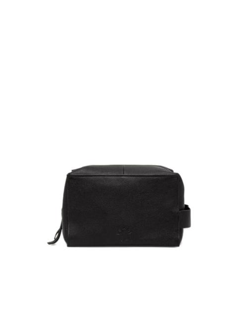 ALLSAINTS grained-leather wash bag
