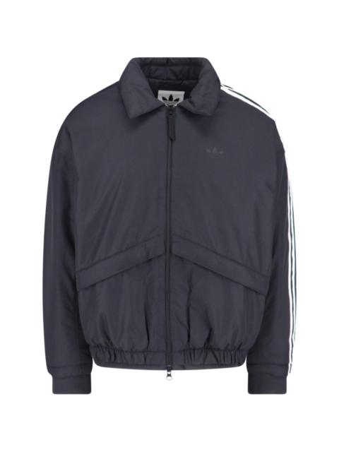 adidas stripe bomber jacket