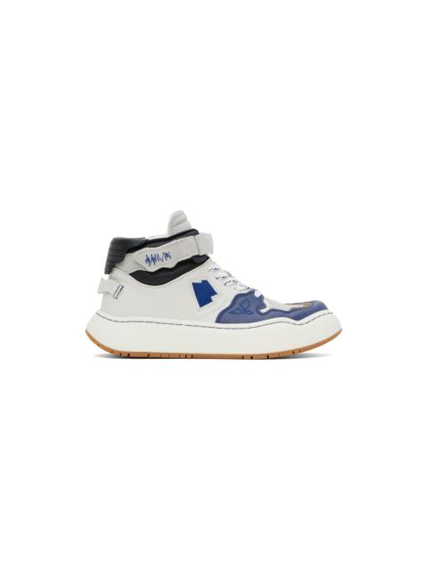 Blue & Gray Log KHALIF Sneakers
