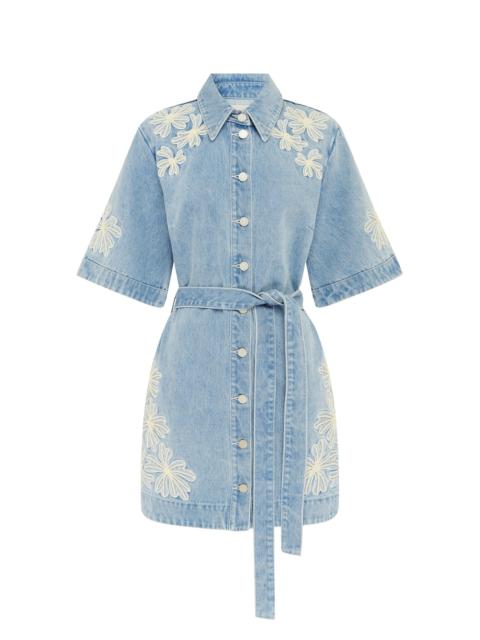 ALÉMAIS Charlene Denim Mini Dress