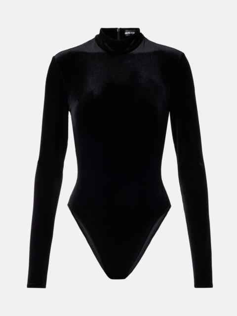 David Koma Velvet bodysuit