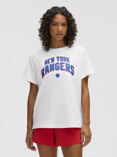 lululemon All Yours Organic Cotton Crewneck T-Shirt *New York Rangers