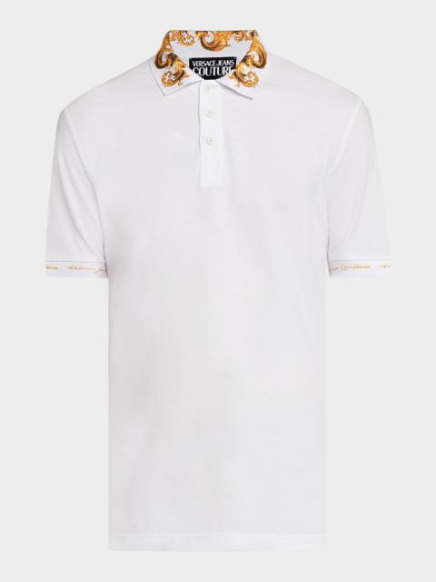 VERSACE Barocco Polo T-Shirt