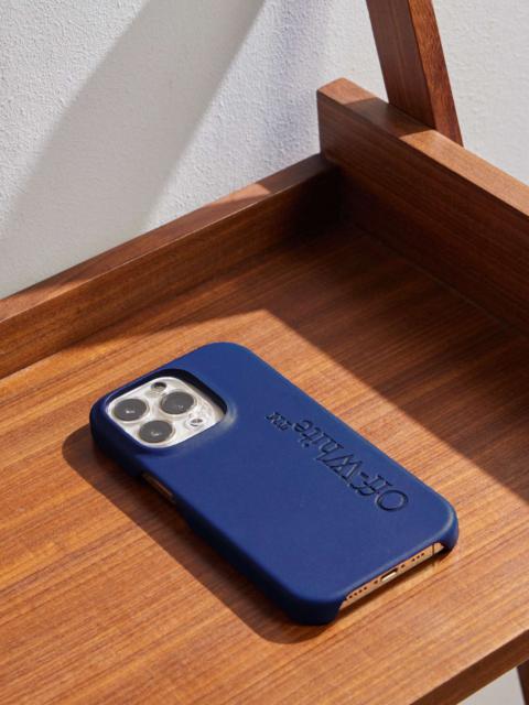 Logo-Debossed Faux Leather iPhone 14 Pro Case
